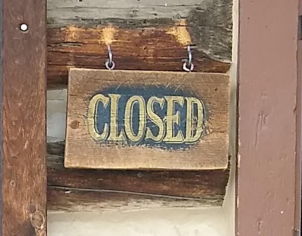 Restaurant & Beer Garden Closed